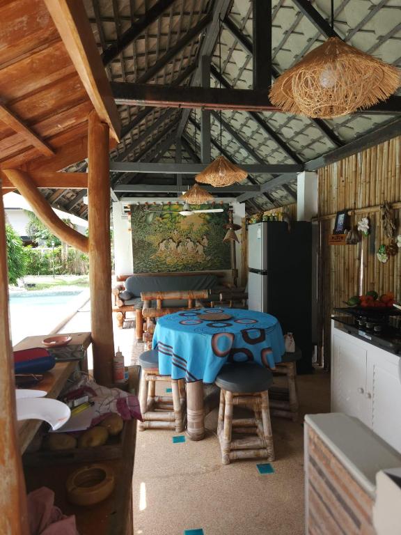 Kuchyň nebo kuchyňský kout v ubytování Samui river