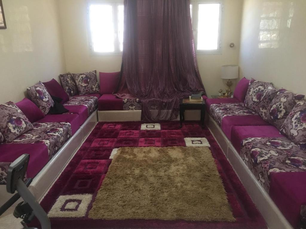 Khu vực ghế ngồi tại Very good apartment in Nouakchott