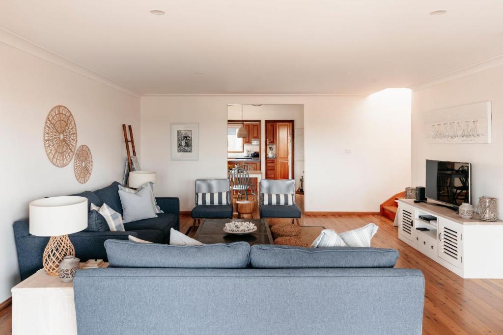 Et opholdsområde på Surfers Delight Beach House