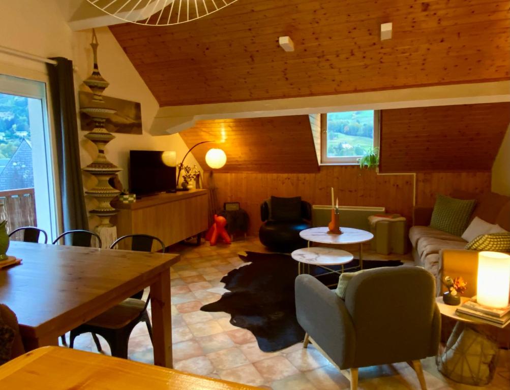 Posezení v ubytování EtChourot