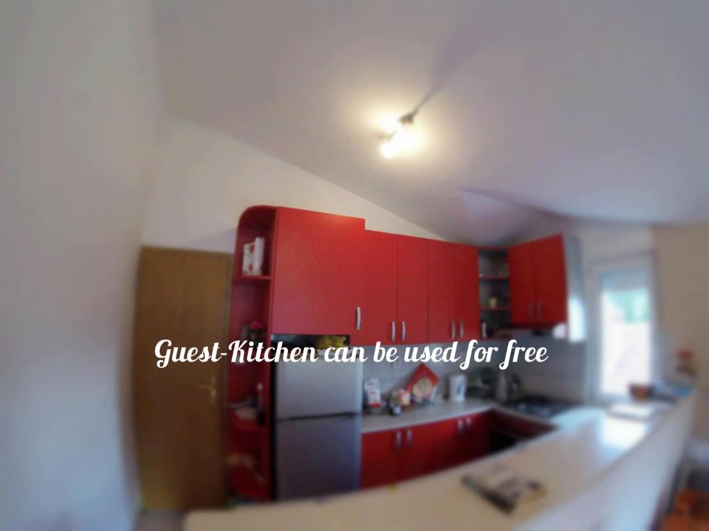 Kuchyň nebo kuchyňský kout v ubytování Pansion Villa Bubalo