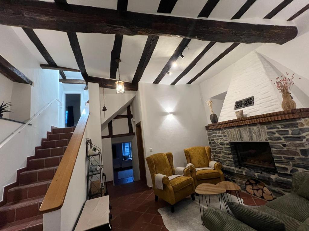 Et opholdsområde på Zur Klapperburg