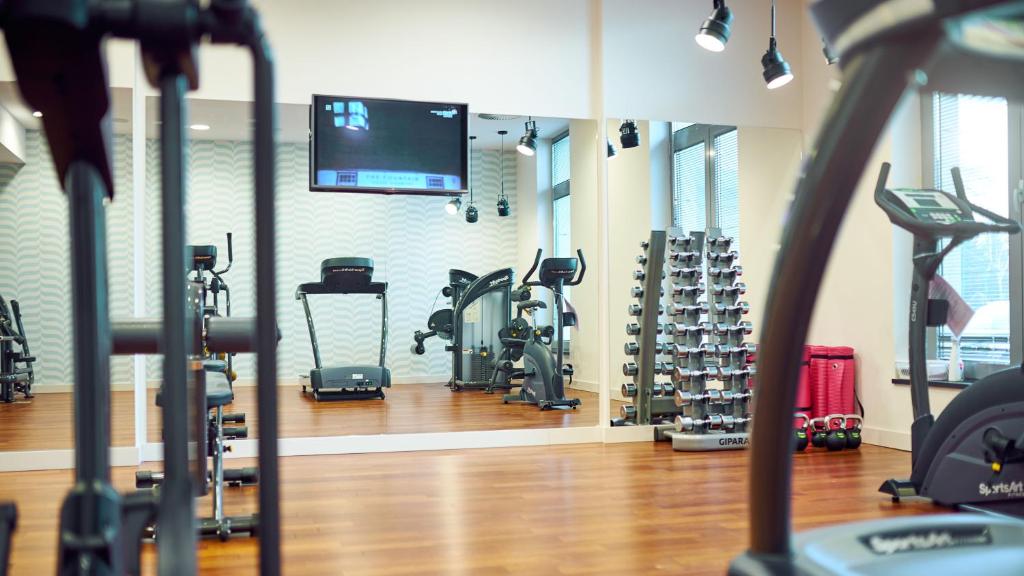Fitness centrum a/nebo fitness zařízení v ubytování Diune Resort by Zdrojowa