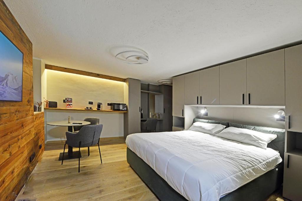 En eller flere senge i et værelse på Una finestra sulle terme