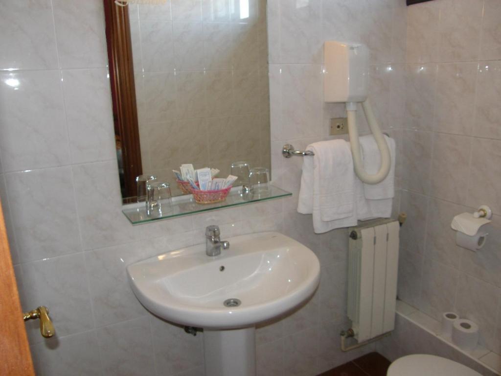 Koupelna v ubytování Hotel Goizalde