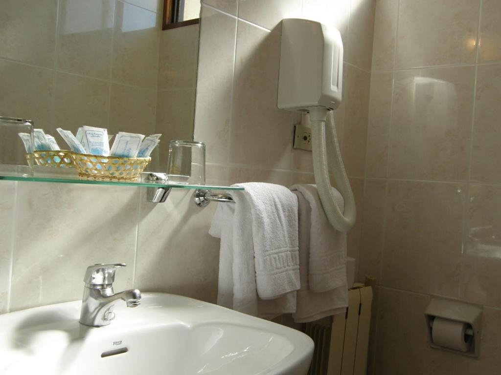 Koupelna v ubytování Hotel Goizalde