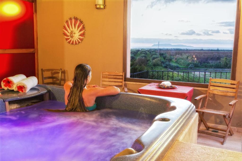 Posezení v ubytování Agriturismo Vultaggio