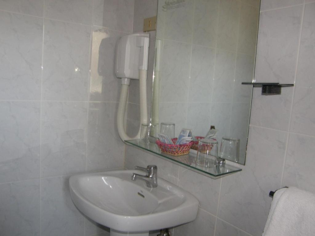Koupelna v ubytování Hotel Goizalde