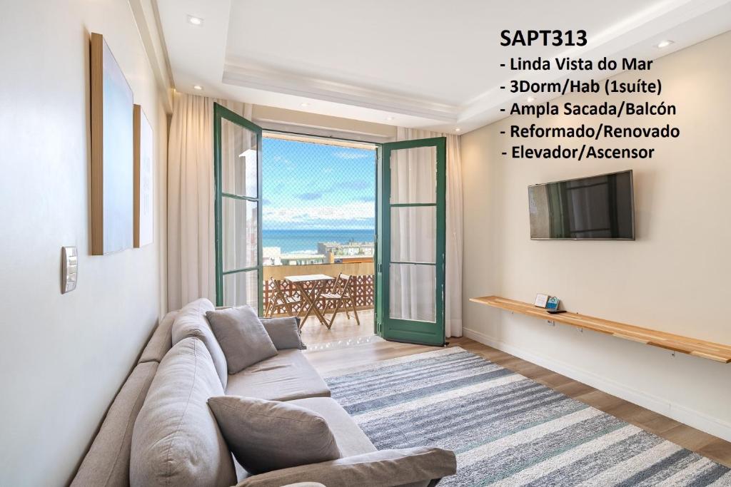 Et tv og/eller underholdning på Apartamento - Lindo 3 dormitórios com vista e espaço infantil