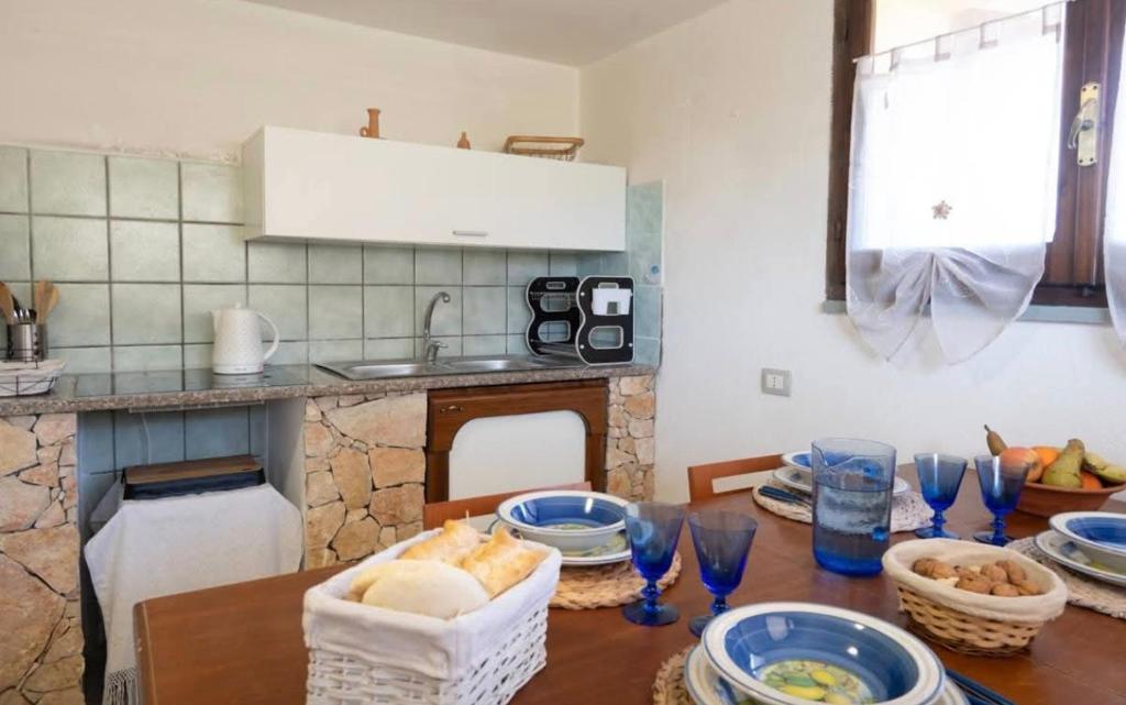 Køkken eller tekøkken på Appartamento Villa Barbara Sardinia