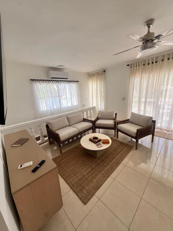 Posezení v ubytování A paradise with an ocean view