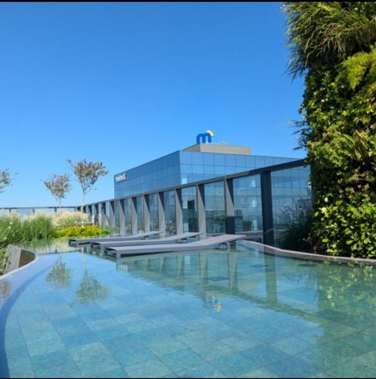 Bazén v ubytování Loft Carlos Gomes Square nebo v jeho okolí