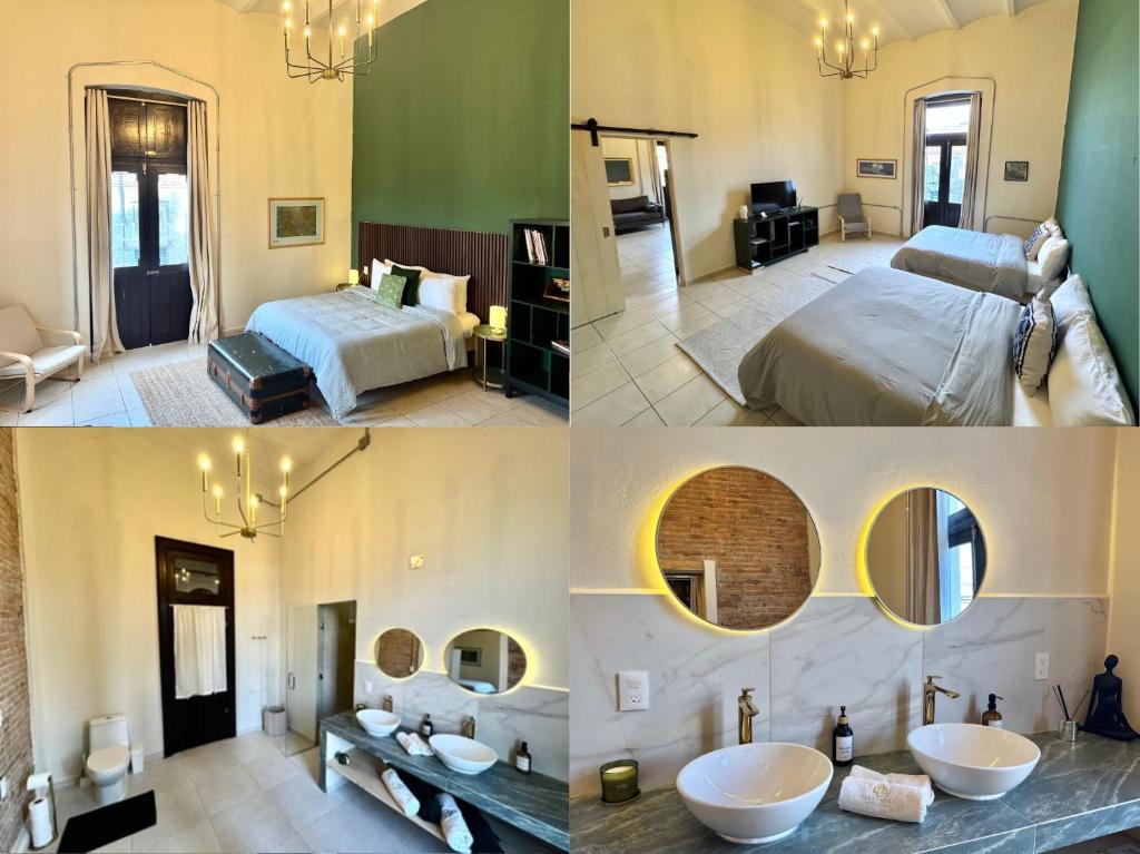 Postel nebo postele na pokoji v ubytování Casa Ibarra