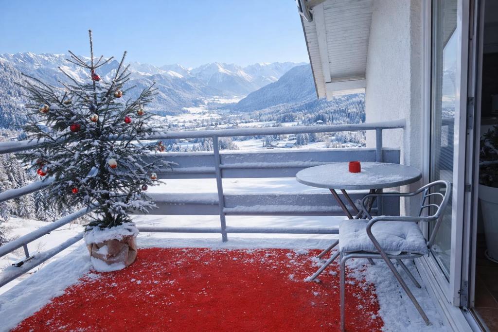 Nespecifikovaný výhled na hory nebo výhled na hory při pohledu z apartmánu