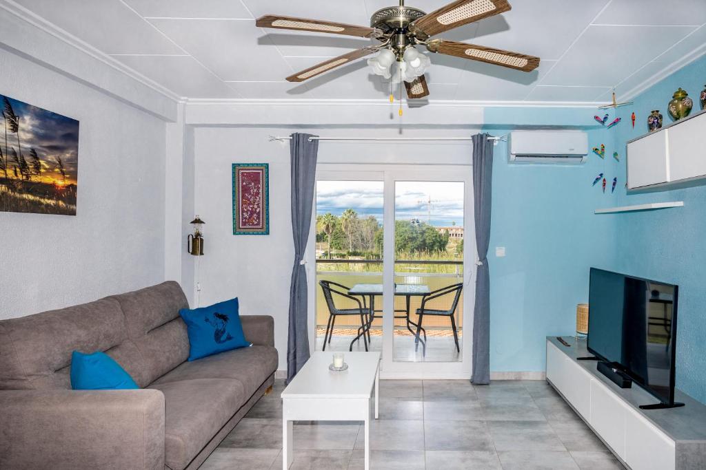 Posezení v ubytování Vista Segária, Playa Deveses