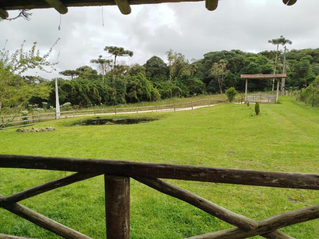 En have udenfor Chácara Betel