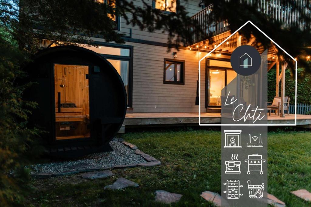 Bygningen som chaletet ligger i