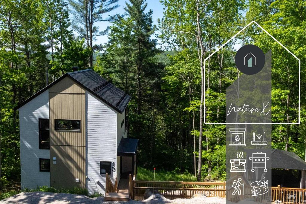 Bygningen som feriehuset ligger i