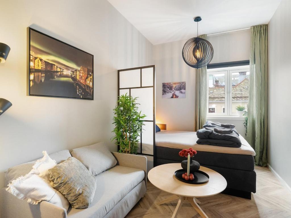 Et opholdsområde på 3FF - Newly renovated studio apt in the middle of the city centre