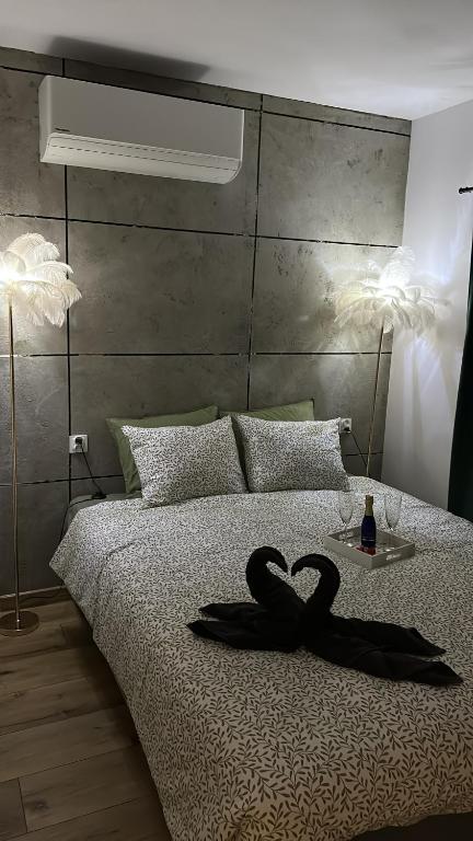 Ένα ή περισσότερα κρεβάτια σε δωμάτιο στο Vistalake