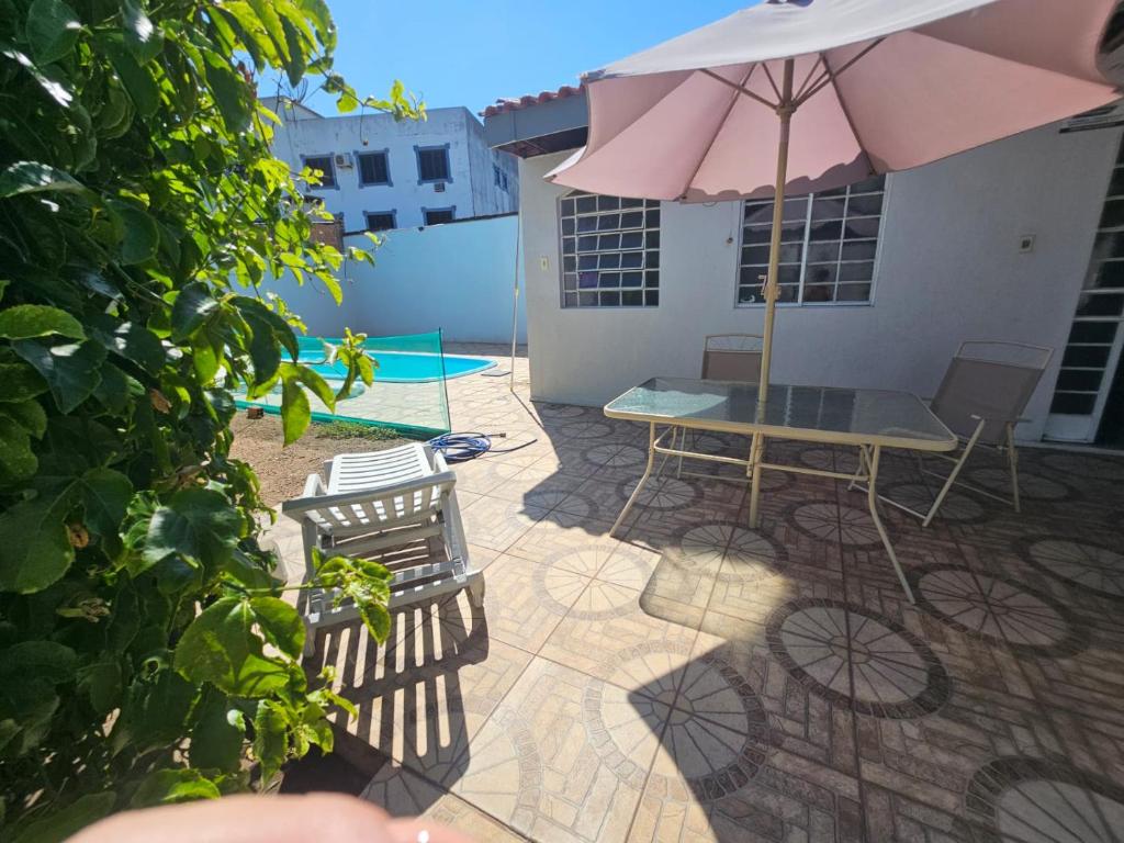 En terrasse eller udendørsområde på Descanso para viajantes