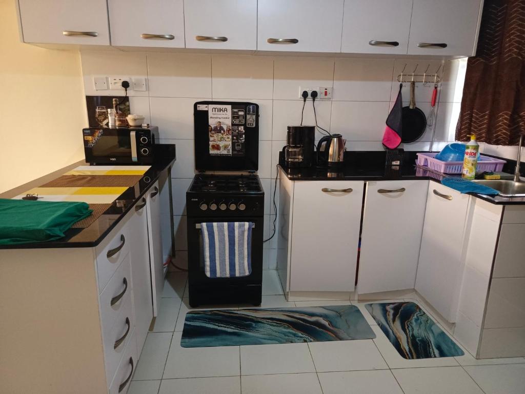 Kuchyň nebo kuchyňský kout v ubytování Anny's bnb