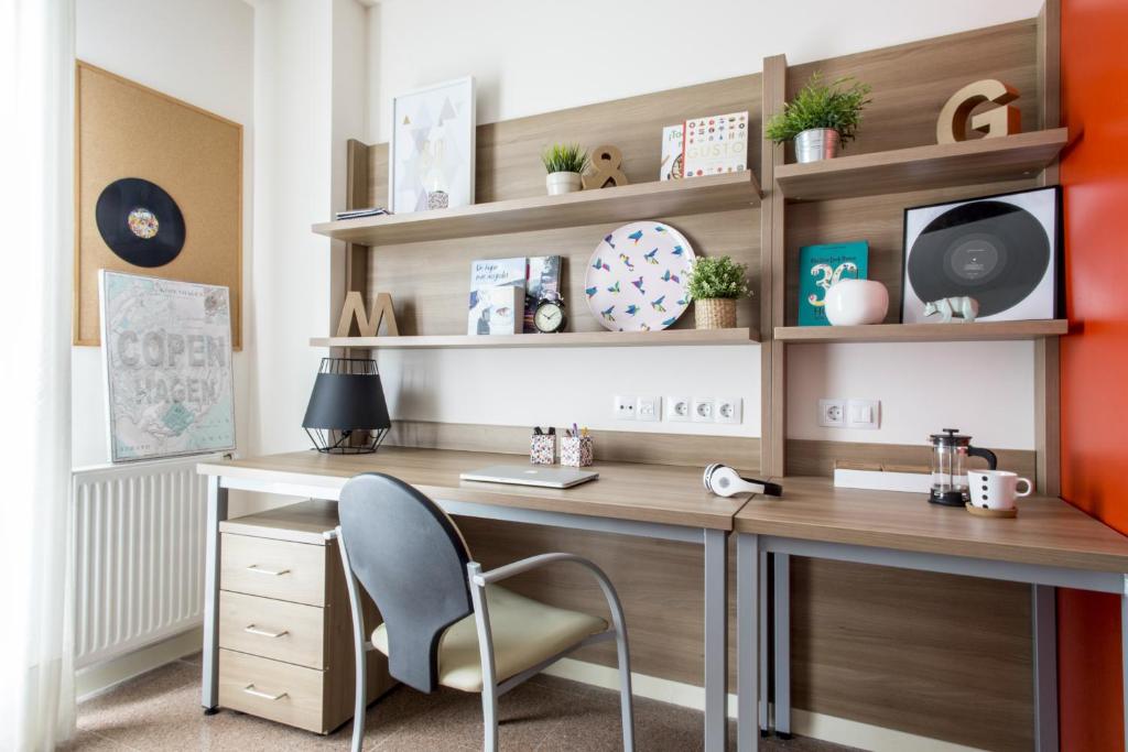 Kuchyňa alebo kuchynka v ubytovaní Residencia Universitaria Resa Manuel Agud Querol