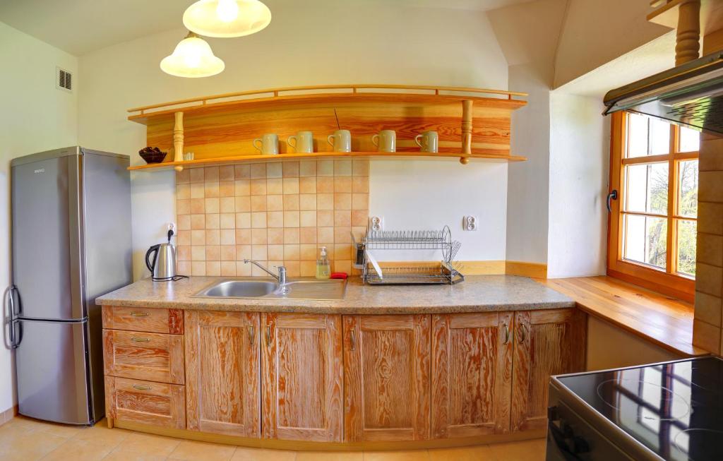 Kuchyňa alebo kuchynka v ubytovaní Apartament w Muzeum Michała Kajki
