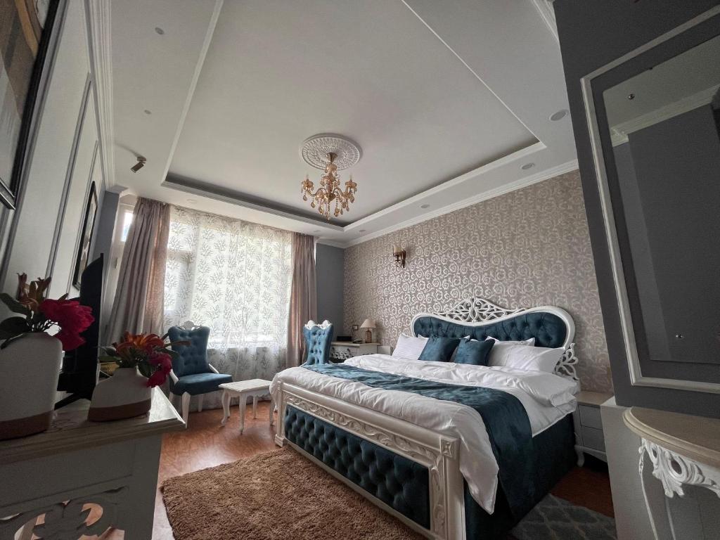 Postel nebo postele na pokoji v ubytování Shasha