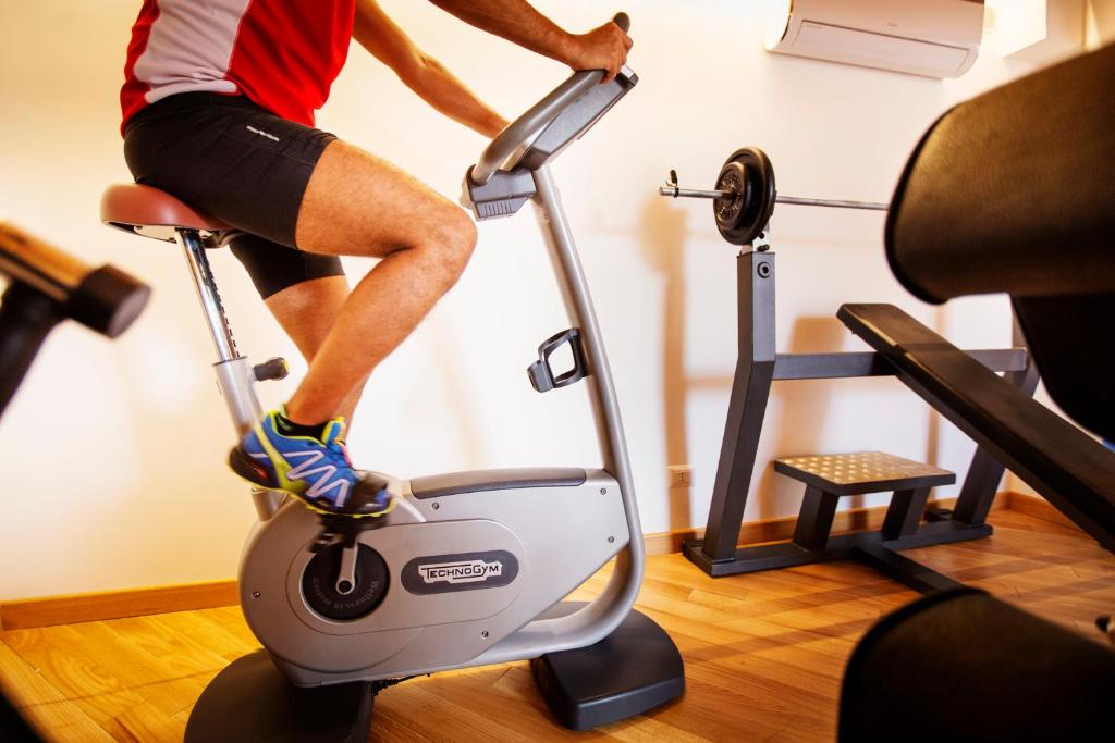 Fitness centrum a/nebo fitness zařízení v ubytování Appartamenti Trapani In
