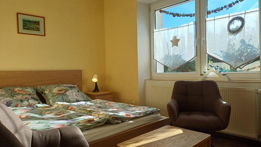 Posezení v ubytování Apartmán Pod Parkem