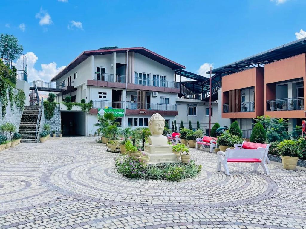 Bygningen som lejligheden ligger i