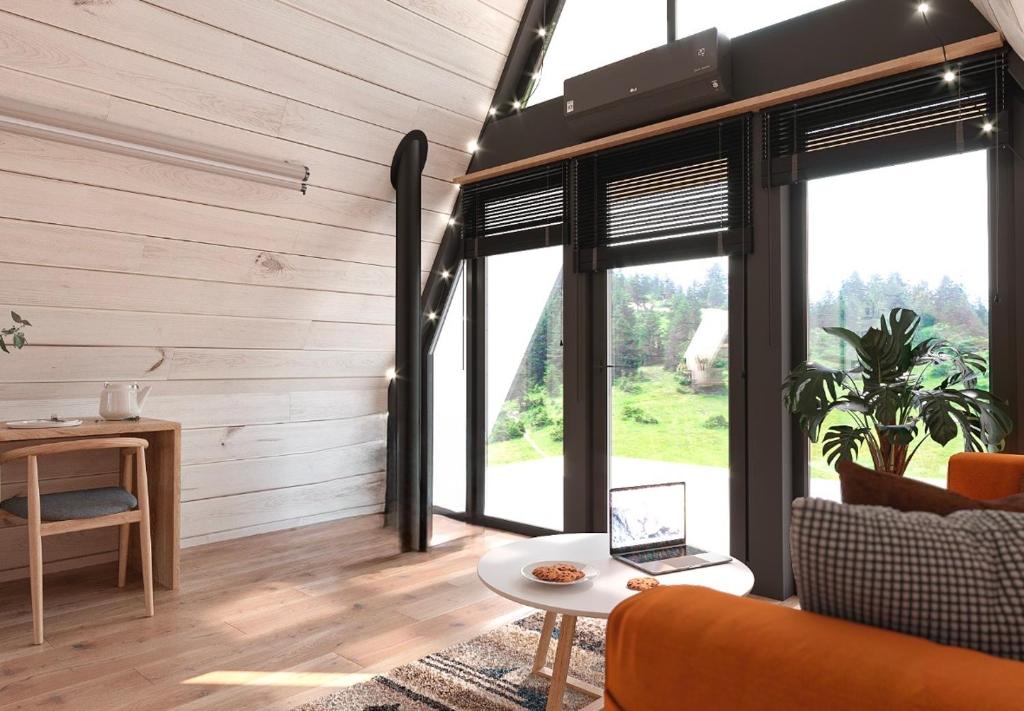 Khu vực ghế ngồi tại Лісогори