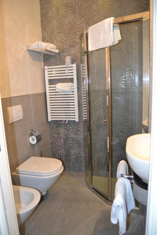 Koupelna v ubytování Hotel Joli