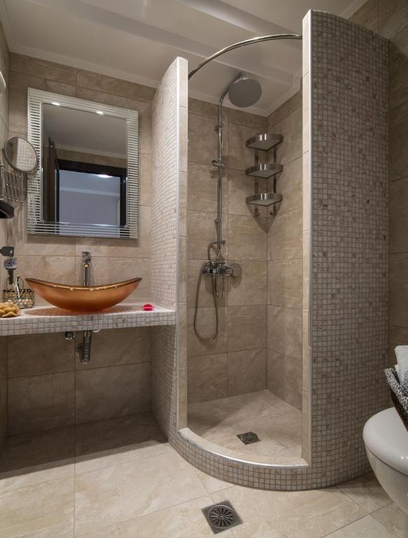 Koupelna v ubytování Anthemida Rooms