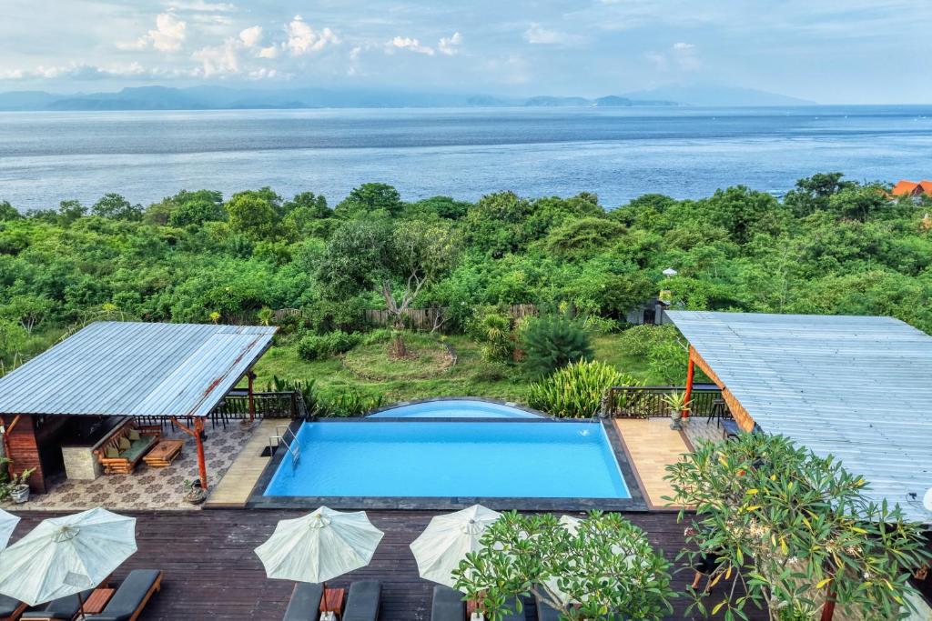 Naturlandskabet i nærheden af pensionatet