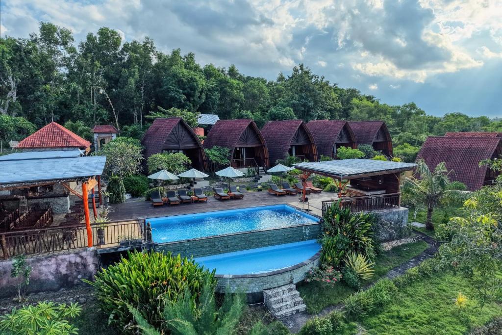 Bazén v ubytování Bataran Garden Cottage nebo v jeho okolí