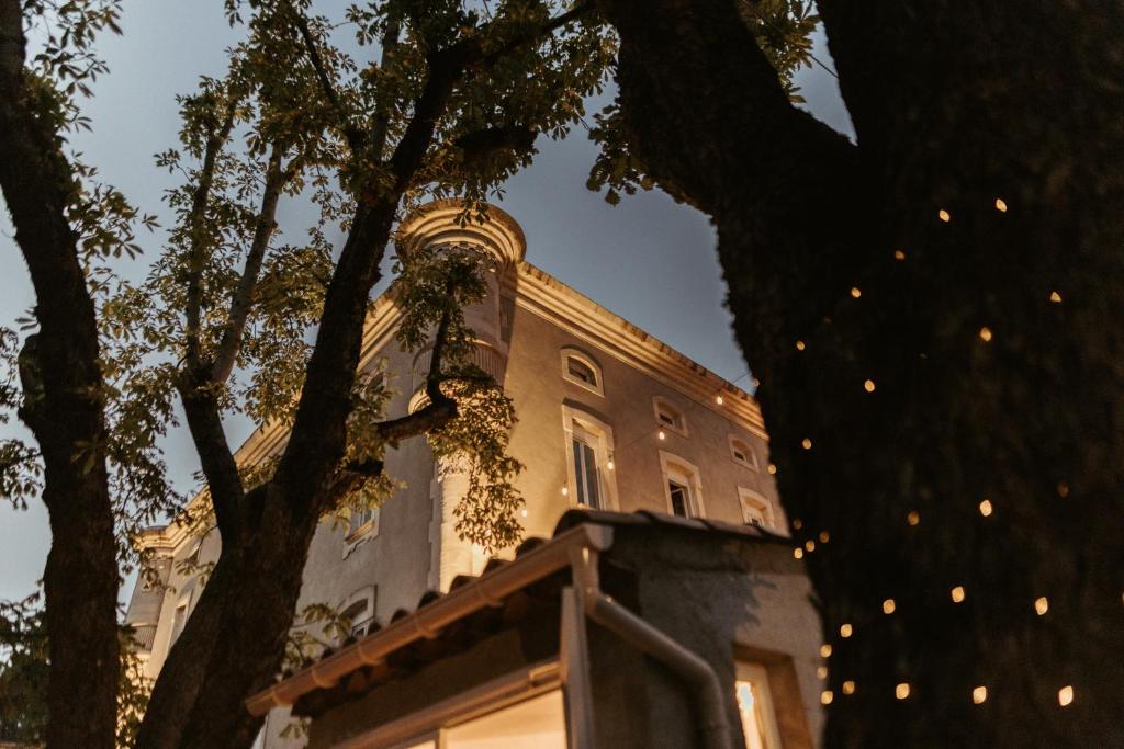 Bygningen som pensionatet ligger i