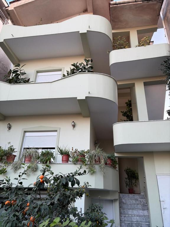 En balkon eller terrasse på Luxury villas