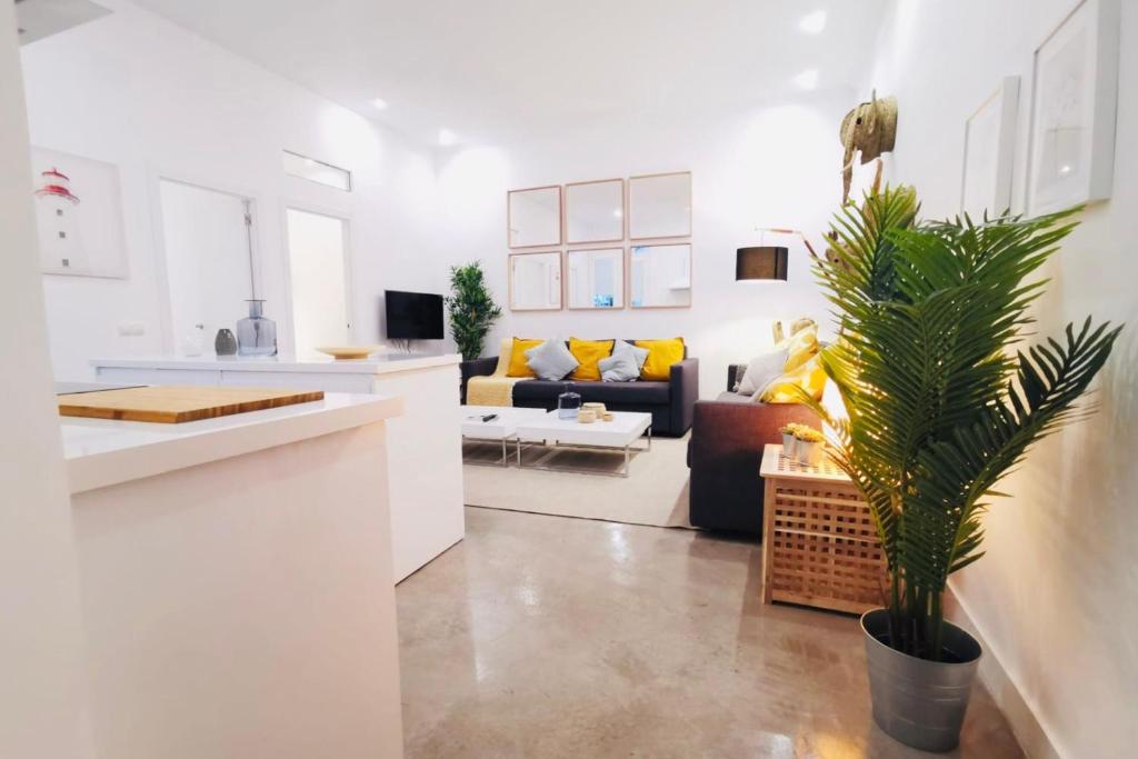 Et tv og/eller underholdning på Amanecer Urbano para 6 en Sol