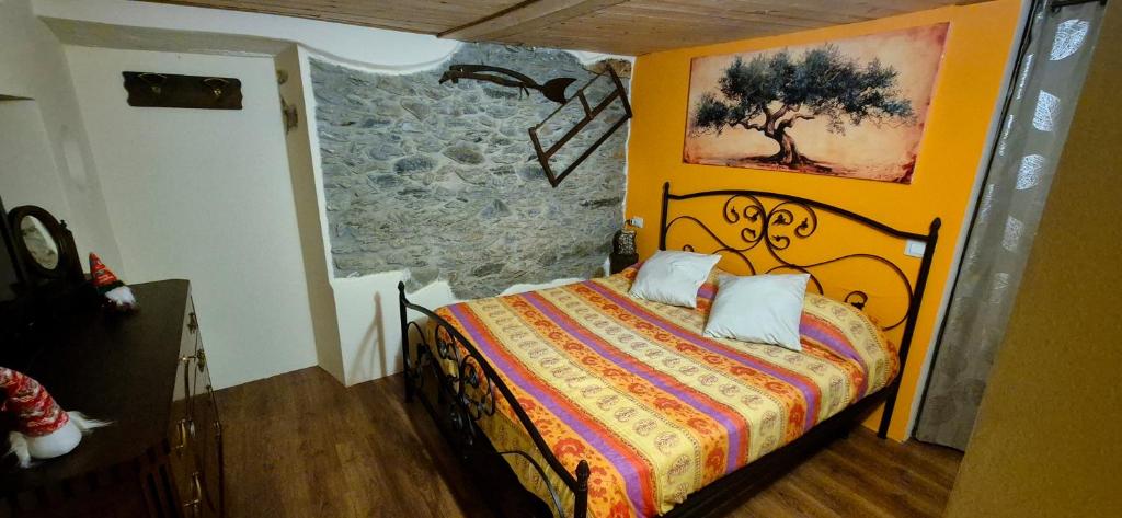 A bed or beds in a room at Rustico Verginate