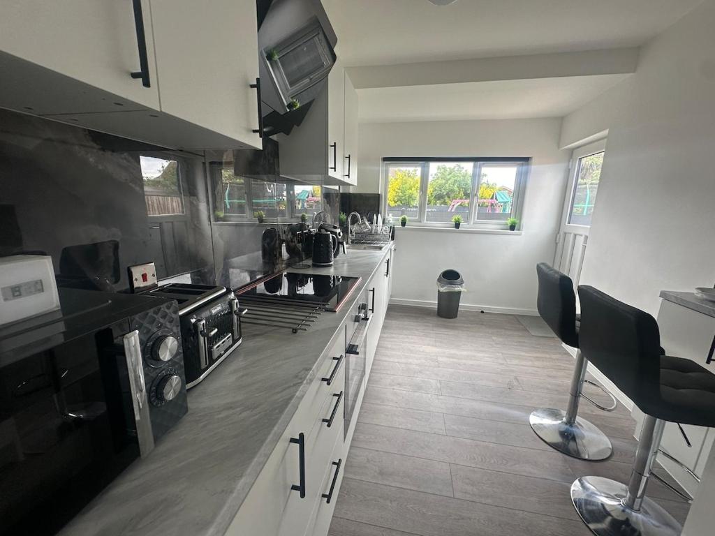 Køkken eller tekøkken på BXH B5 Garden View Double Room Bexleyheath