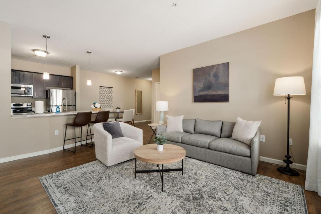 Køkken eller tekøkken på Cozy Dublin 2BR 1st Floor Easy Free Parking!