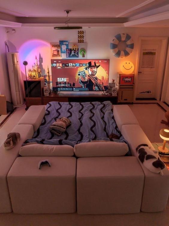 Posezení v ubytování Esalam apt