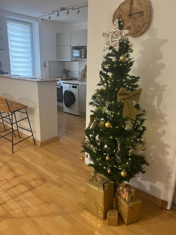 Η κουζίνα ή μικρή κουζίνα στο Le Cocon de KENNA au centre du bourg