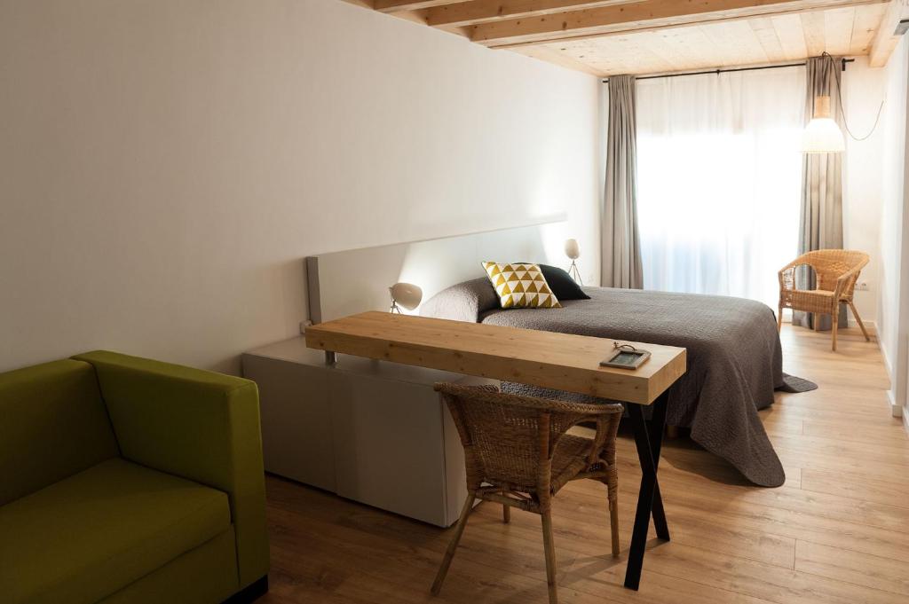 Posezení v ubytování Casa Del Castell