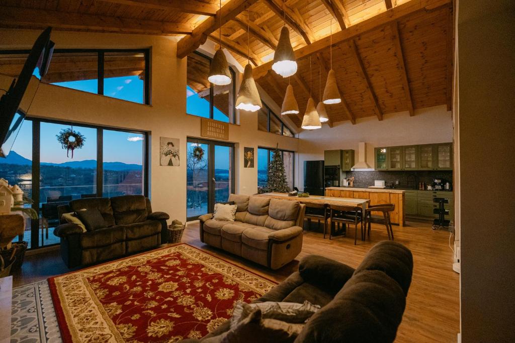 Posezení v ubytování Chalet Village