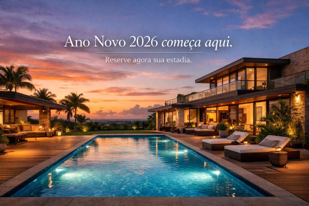 Swimmingpoolen hos eller tæt på Villa Privada Espacosa, Piscina Aquecida, Sinuca e Jardim