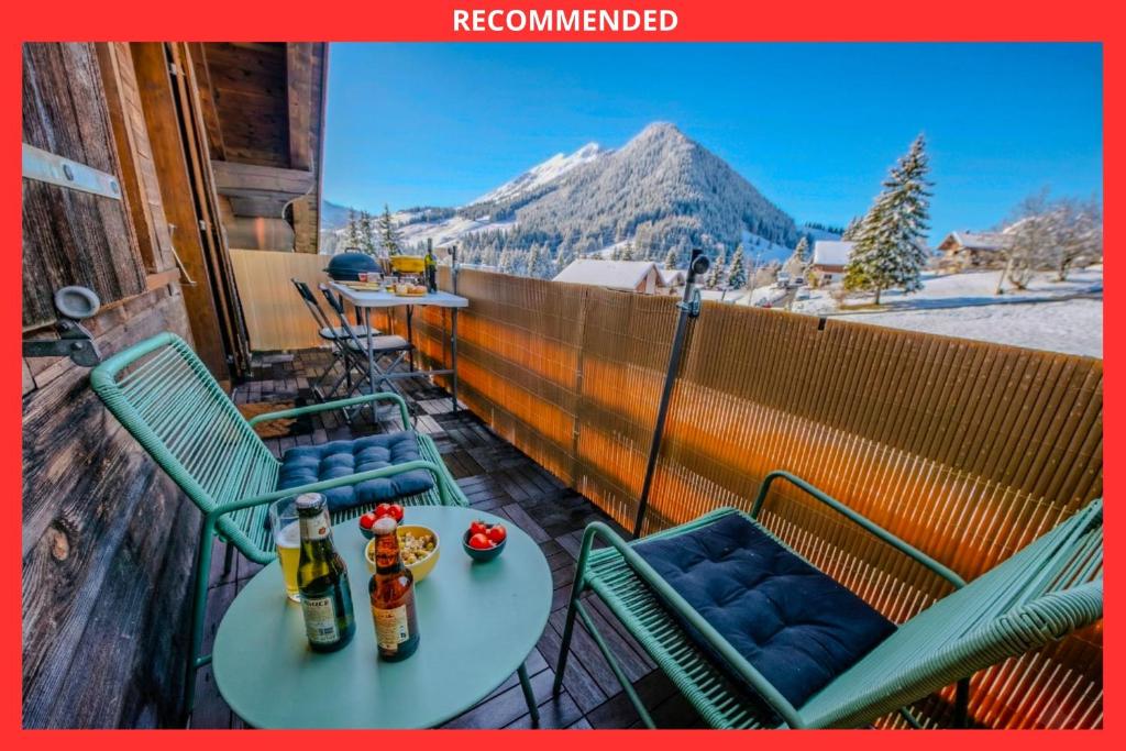 Nespecifikovaný výhled na hory nebo výhled na hory při pohledu z apartmánu