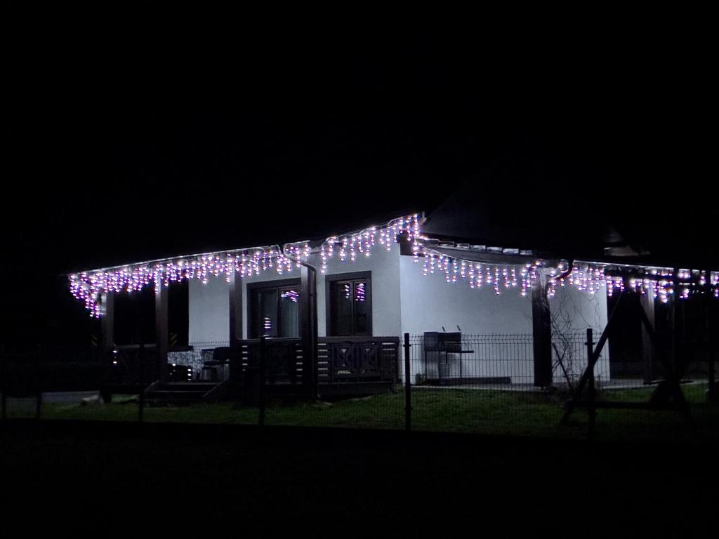 Bygningen som feriehuset ligger i